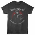 Motorhead - Lemmy Born To Lose - Adult Unisex Short Sleeve T-Shirt - Smoke