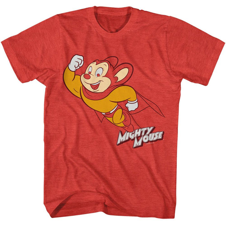 Mighty Mouse - Flying - American Classics - Adult Short Sleeve T-Shirt