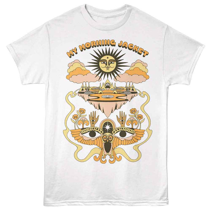 My Morning Jacket - Suniverse - White - Front Print Solid Adult Unisex Short Sleeve T-Shirt