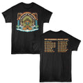 My Morning Jacket - Tour - 2-Sided Print Adult Short Sleeve Solid T-Shirt - Black