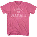 Mean Girls - Little Bit Dramatic - American Classics - Heather Pink Adult Short Sleeve T-Shirt