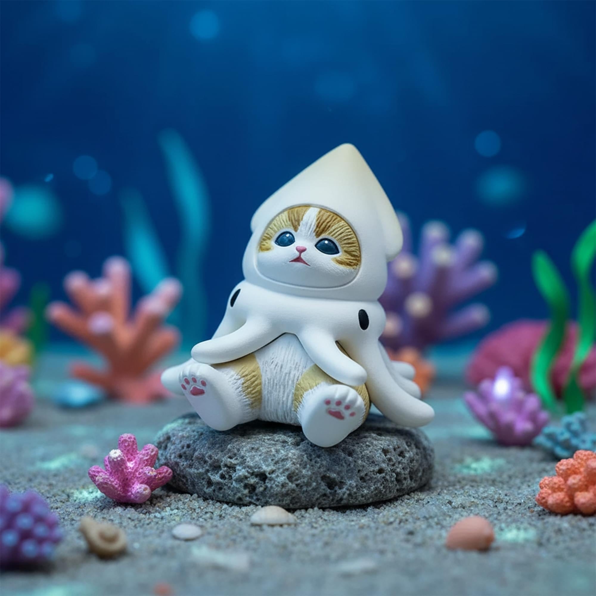 Mofusand - Marine Life Meow Sitting Pose Blind Box