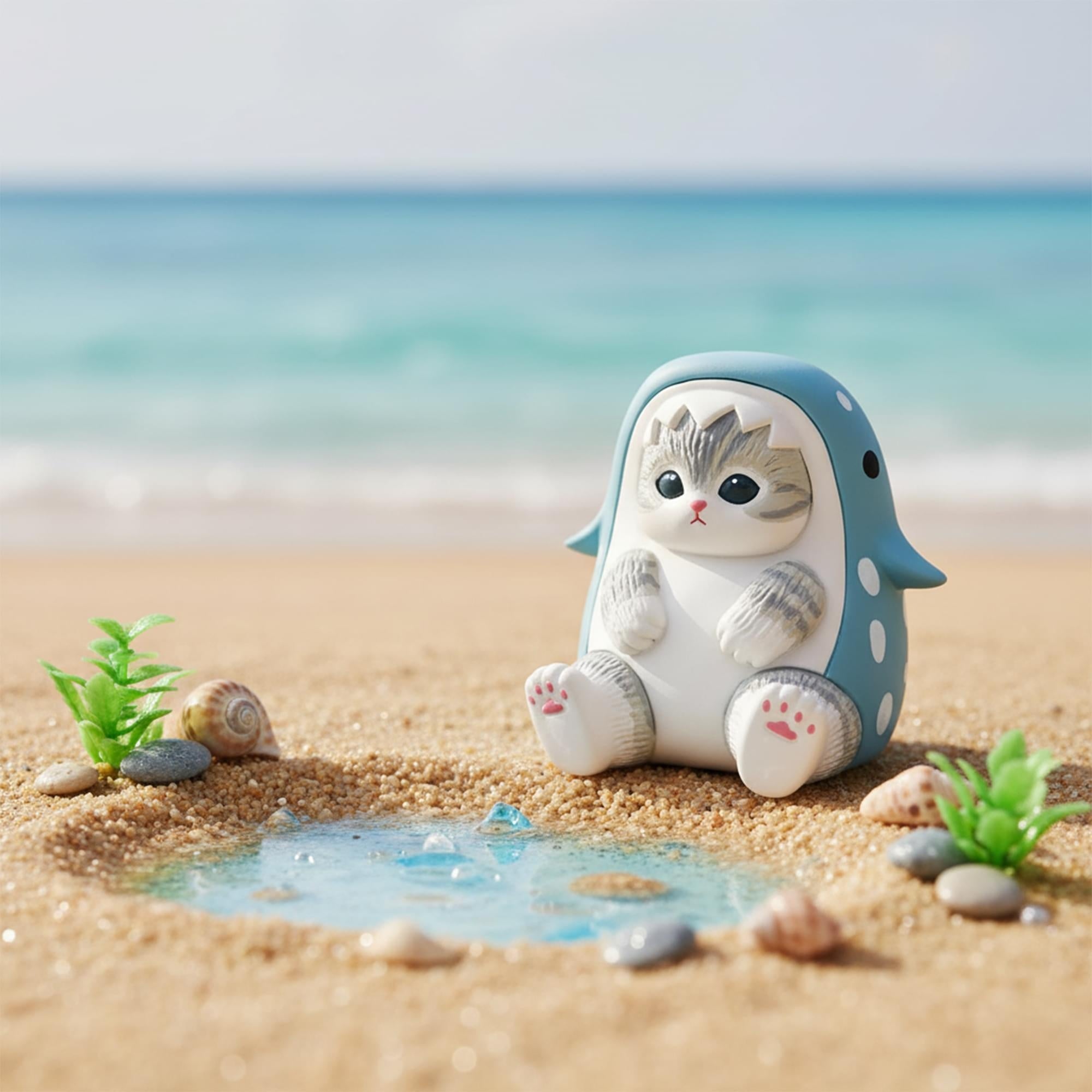 Mofusand - Marine Life Meow Sitting Pose Blind Box