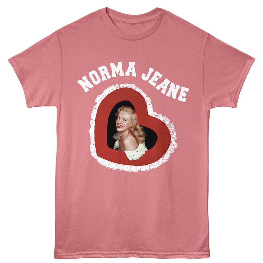 Marilyn Monroe - Norma Heart - American Classics - Mauvelous Adult Short Sleeve T-Shirt