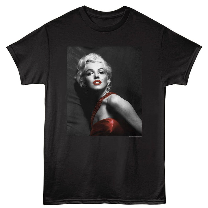 Marilyn Monroe - Black & White Iconic Photo - American Classics - Black Adult Short Sleeve T-Shirt