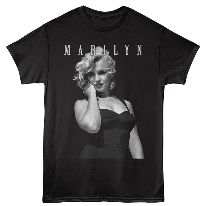 Marilyn Monroe - Swim Suit Stare - American Classics - Black Adult Short Sleeve T-Shirt