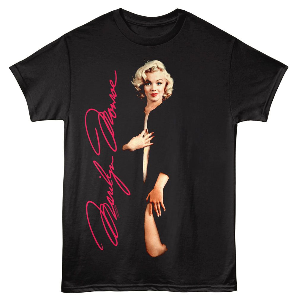 Marilyn Monroe - Sensual - American Classics - Black Adult Short Sleeve T-Shirt