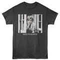 Marilyn Monroe - Looking Out Window - American Classics - Gray Front Print Adult Short Sleeve T-Shirt