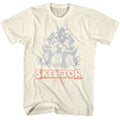 Masters Of The Universe - Skeletor Throne - American Classics - Solid Off-White Adult Short Sleeve T-Shirt