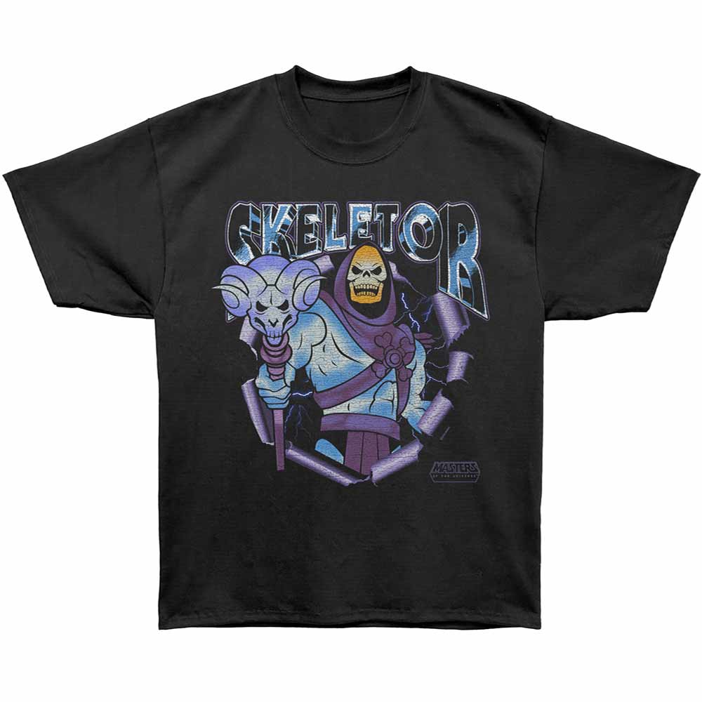 Masters Of The Universe - Skeletor Breakthrough - Bronx Oversized Short Sleeve T-Shirt - Front Print - Black