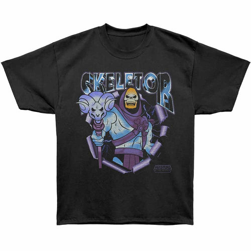 Masters Of The Universe - Skeletor Breakthrough - Bronx Oversized Short Sleeve T-Shirt - Front Print - Black