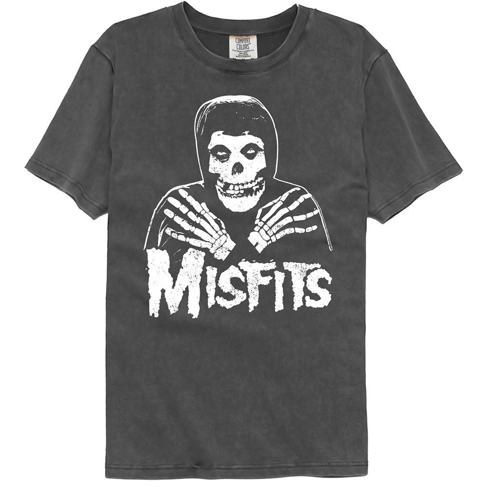Misfits Skull Crossed Arms Officially Licensed Adult Short Sleeve Comfort Color T-Shirt