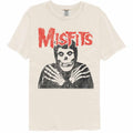 Misfits - Crossed Arms - Front Print Adult Short Sleeve Solid Comfort Color T-Shirt - Ivory