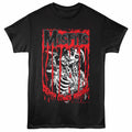 Misfits - Death Comes Ripping - Front Print Adult Short Sleeve Solid T-Shirt - Black