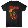 Misfits - Halloween Crimson Ghost - Front Print Adult Short Sleeve Solid T-Shirt - Black