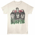 Misfits - Coffins - Adult Unisex Short Sleeve T-Shirt - Natural