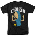 Beavis And Butthead - Cornholio - Adult Unisex Short Sleeve T-Shirt - Black