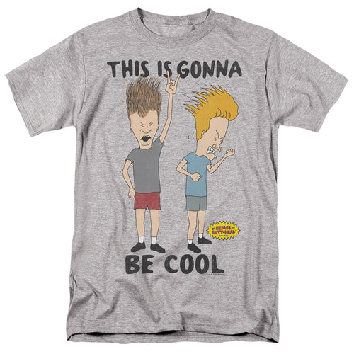 Beavis And Butthead - Gonna Be Cool - Adult Unisex Short Sleeve T-Shirt - Gray