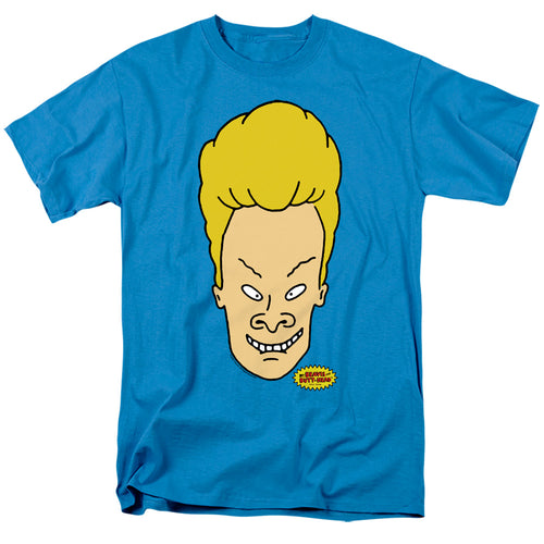 Beavis And Butthead - Beavis Headshot - Adult Unisex T-Shirt - Black