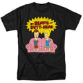 Beavis And Butthead - Couch Logo Og - Adult Unisex Short Sleeve T-Shirt - Black