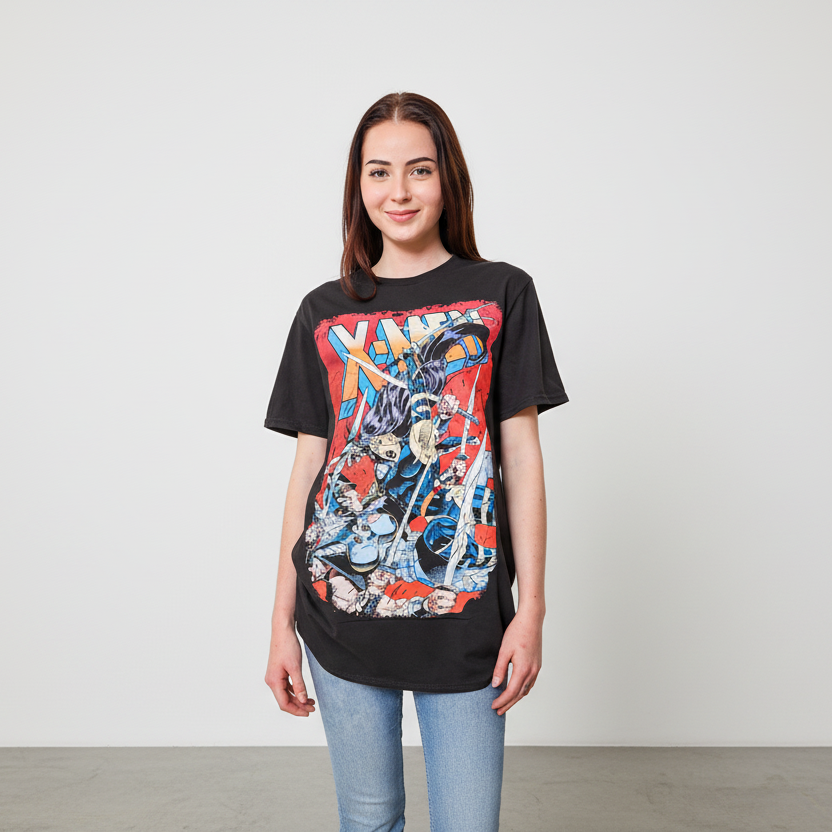 Marvel Comics X-Men Sword Showdown: Psylocke vs Spiral Adult T-Shirt