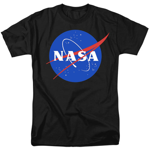 NASA - Meatball Logo - Adult Unisex Short Sleeve T-Shirt - Black