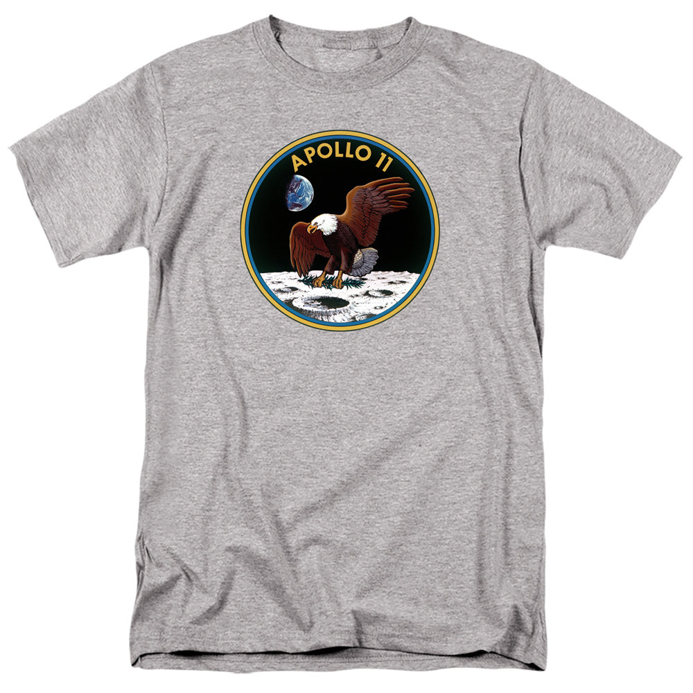 NASA - Apollo 11 - Adult Unisex Short Sleeve T-Shirt - Gray