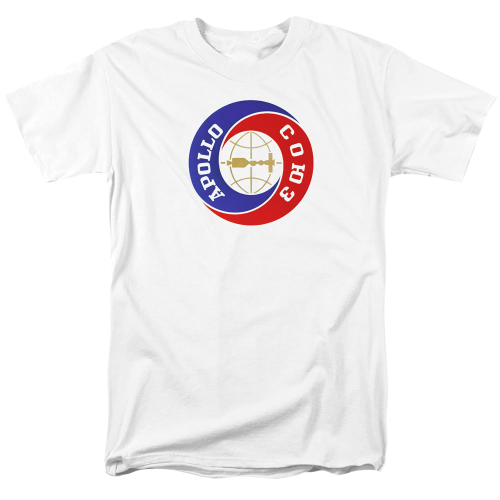 NASA - Apollo Soyuz - Adult Unisex Short Sleeve T-Shirt - White