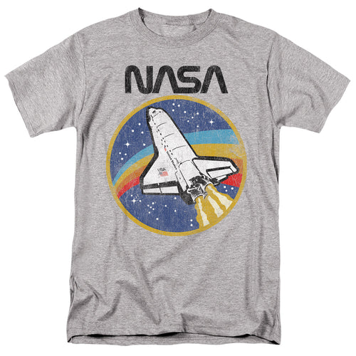 NASA - Shuttle - Adult Unisex Short Sleeve T-Shirt - Gray