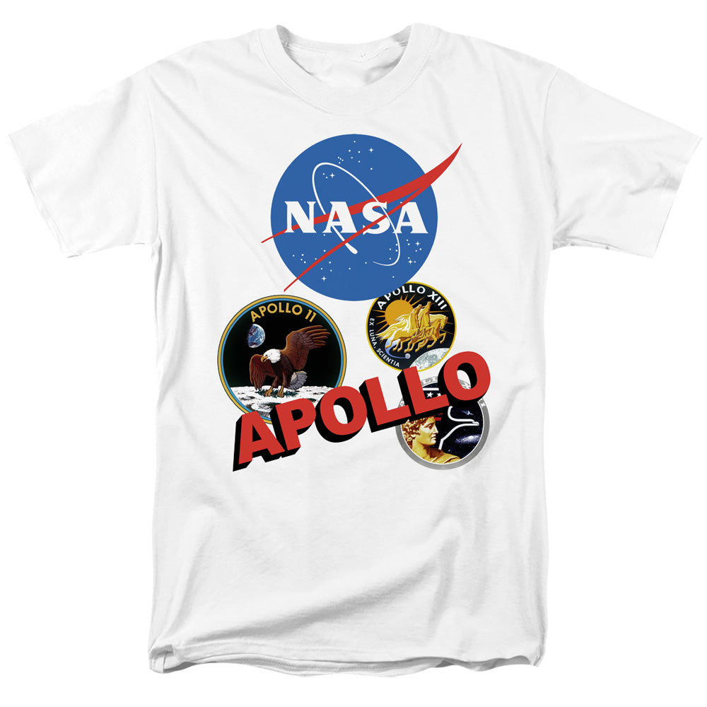 NASA - Apollo - Adult Unisex Short Sleeve T-Shirt - White