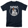 NASA - Space Shuttle NASA - Adult Unisex Short Sleeve T-Shirt - Blue