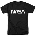 NASA - Worm Logo - Adult Unisex Short Sleeve T-Shirt - Black