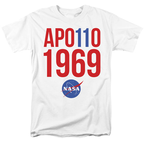 NASA - 1969 - Adult Unisex Short Sleeve T-Shirt - White
