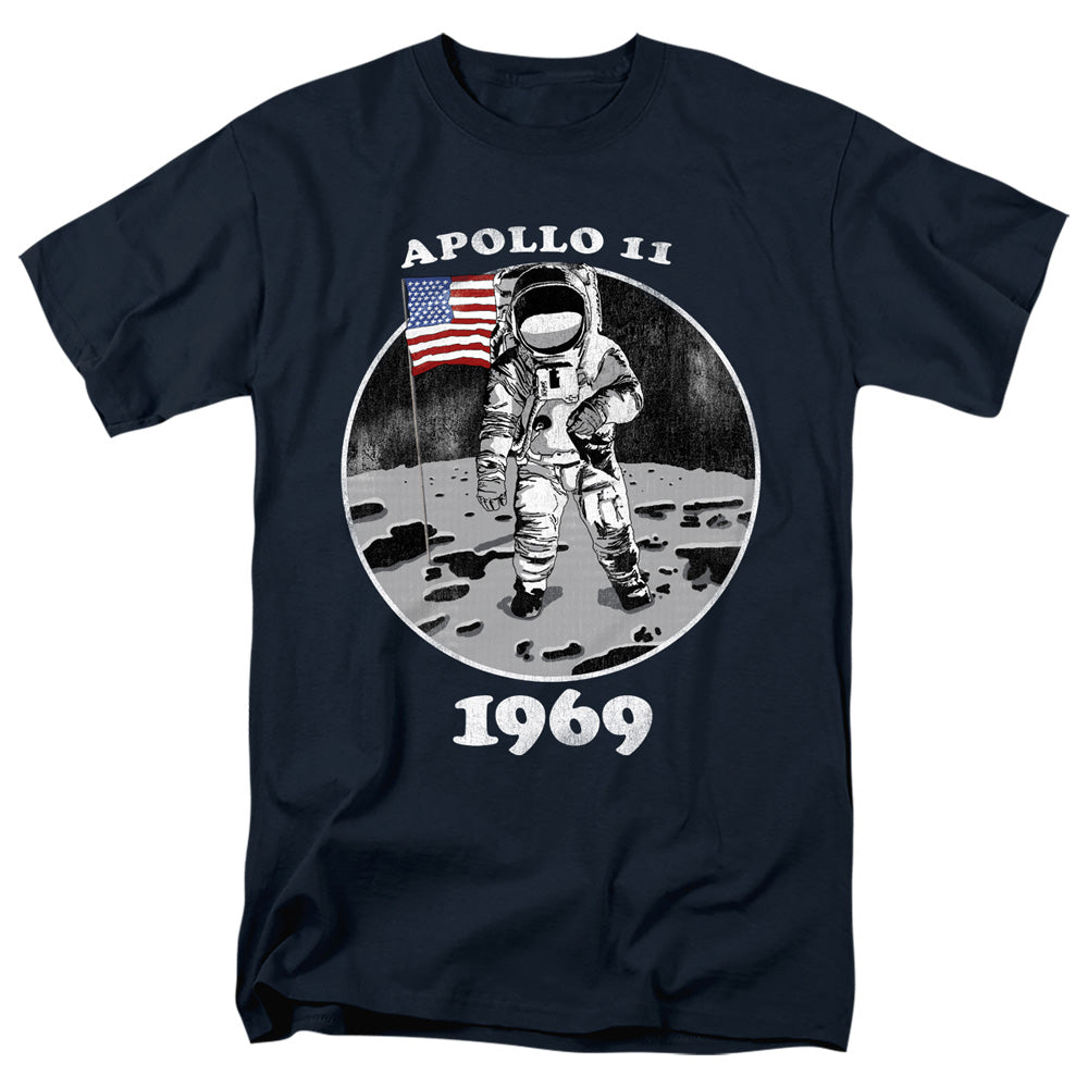 NASA - Not Fake - Adult Unisex Short Sleeve T-Shirt - Blue