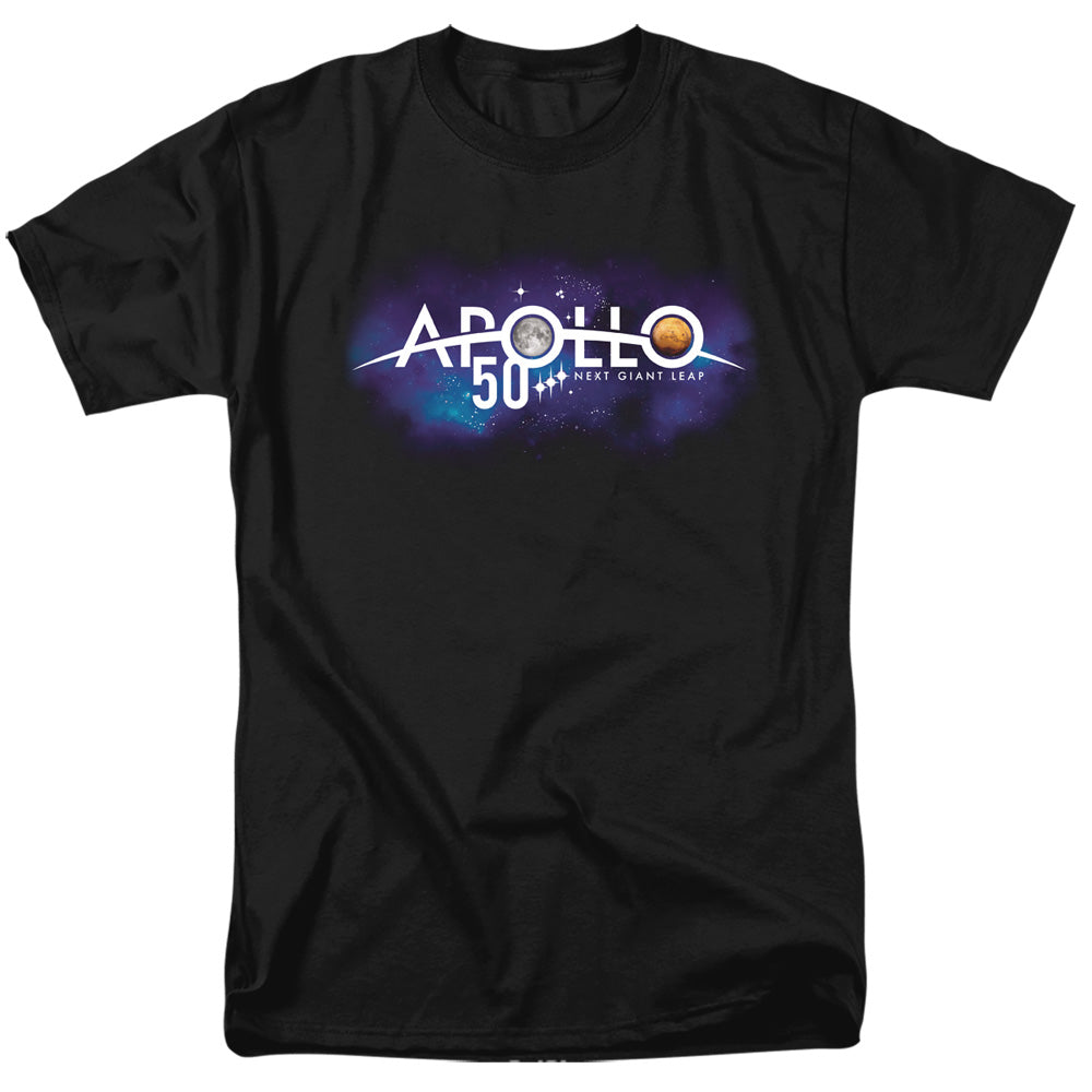 NASA - Next Giant Leap - Adult Unisex Short Sleeve T-Shirt - Black