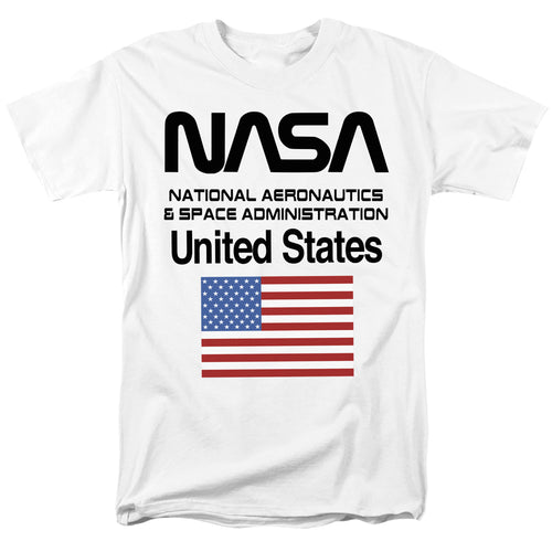 NASA - Administration - Adult Unisex Short Sleeve T-Shirt - White