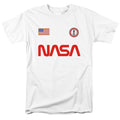 NASA - Badge 1 - Adult Unisex Short Sleeve T-Shirt - White