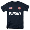 NASA - Badge 3 - Adult Unisex Short Sleeve T-Shirt - Blue