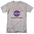 NASA - 1969 1 - Adult Unisex Short Sleeve T-Shirt - Gray