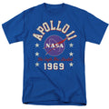 NASA - 1969 2 - Adult Unisex Short Sleeve T-Shirt - Blue