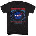 NASA - Exploration Lightning - American Classics - Solid Black Adult Short Sleeve T-Shirt