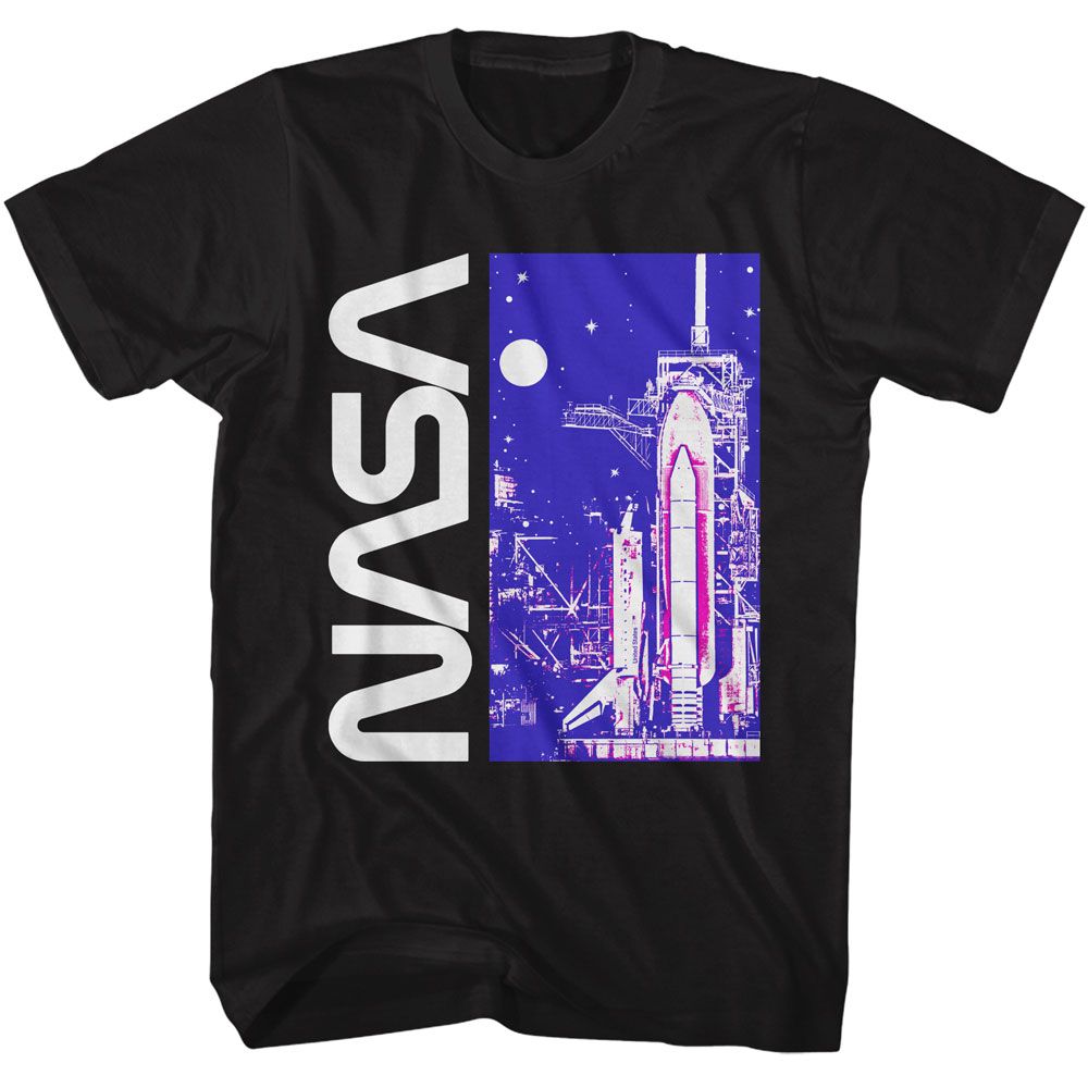 Nasa - Launch Pad - Officially Licensed Adult Short Sleeve T-Shirt