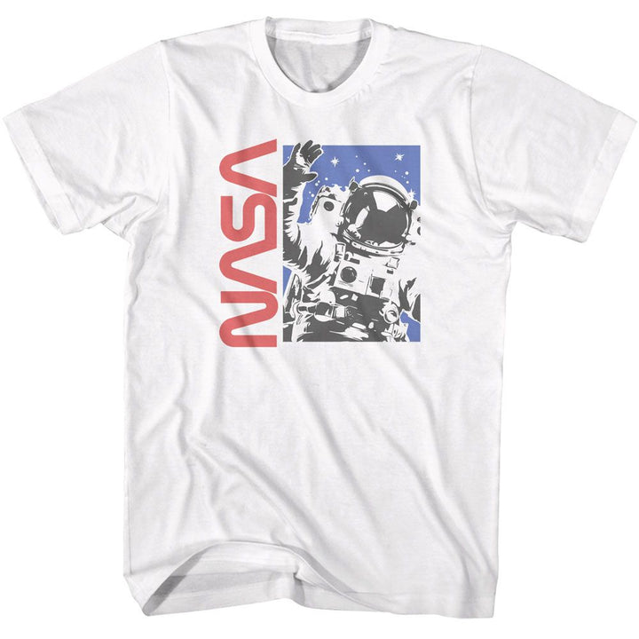 NASA - Waving Astronaut - American Classics Adult Short Sleeve T-Shirt