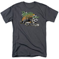 The Munsters - Munster Racing - Adult Unisex Short Sleeve T-Shirt - Gray