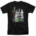 The Munsters - The Family - Adult Unisex Short Sleeve T-Shirt - Black