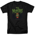 The Munsters - 50 Year Logo - Adult Unisex Short Sleeve T-Shirt - Black