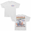 NHRA - Faster Than - Bronx Oversized Short Sleeve T-Shirt - Front & Back Print - White