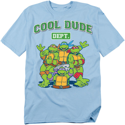 Teenage Mutant Ninja Turtles Cool Dude Department Adult Unisex T-Shirt Black