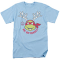 Teenage Mutant Ninja Turtles Ho Ho Heroes Christmas Adult Unisex T-Shirt Blue