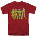 Teenage Mutant Ninja Turtles In The Christmas Spirit Adult Unisex T-Shirt Red